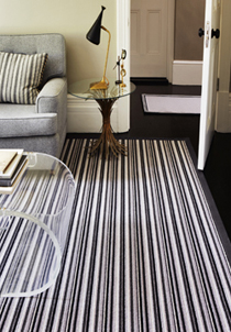 Wool Rock n Roll London Calling with Cotton Scarlet border
