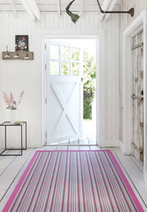 Wool Rock n Roll Kiss with Pink Cotton border