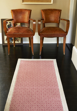 Quirky Tess Pink with Chenill Cream border