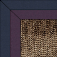 Sisal Super Boucle Rug with double cotton border