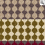 Stripe Red&nbsp;Margo Selby Quirky B Patch (7091)