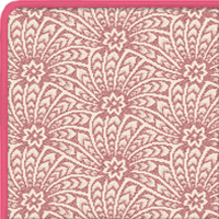 Wool Quiry B Liberty Fabrics Corral Shell Rug with Wipped border