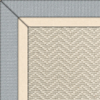 Wool Iconic Chevron Rug with double cotton border