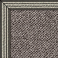 Wool Margo Selby Strips Rug with Stripes Grey border